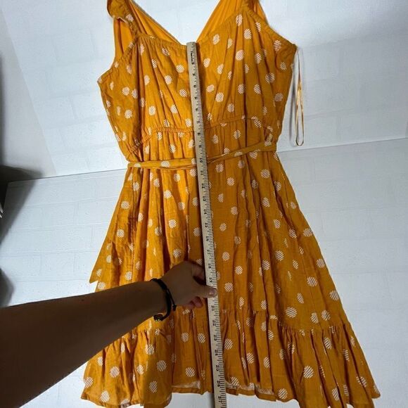 Lauren Conrad Womens Yellow Polka Dot Dress size XXL - Picture 11 of 11